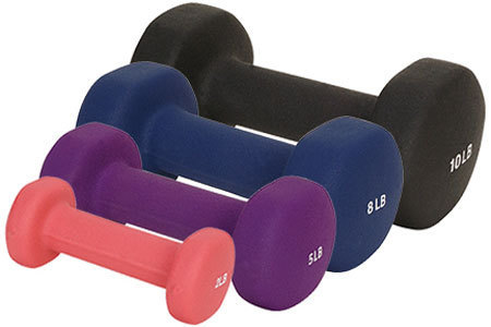 pair of dumbbells