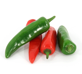 green or red pepper