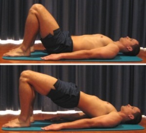 lying hip extension
